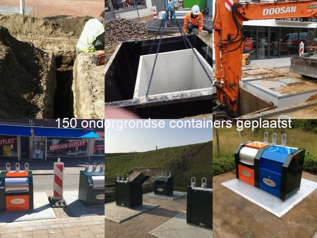 ondergrondse afvalcontainer